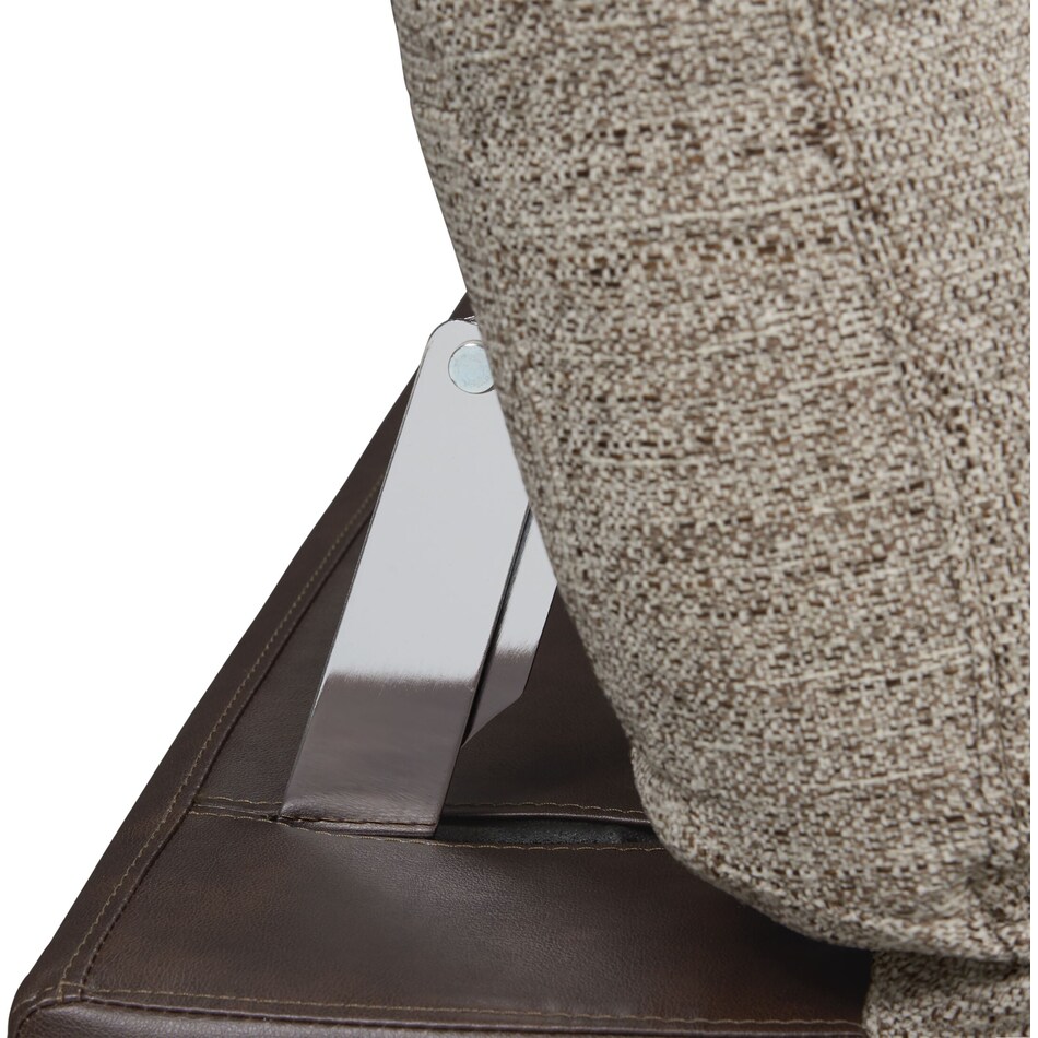 bridgeport dark brown  pc power reclining sofa   