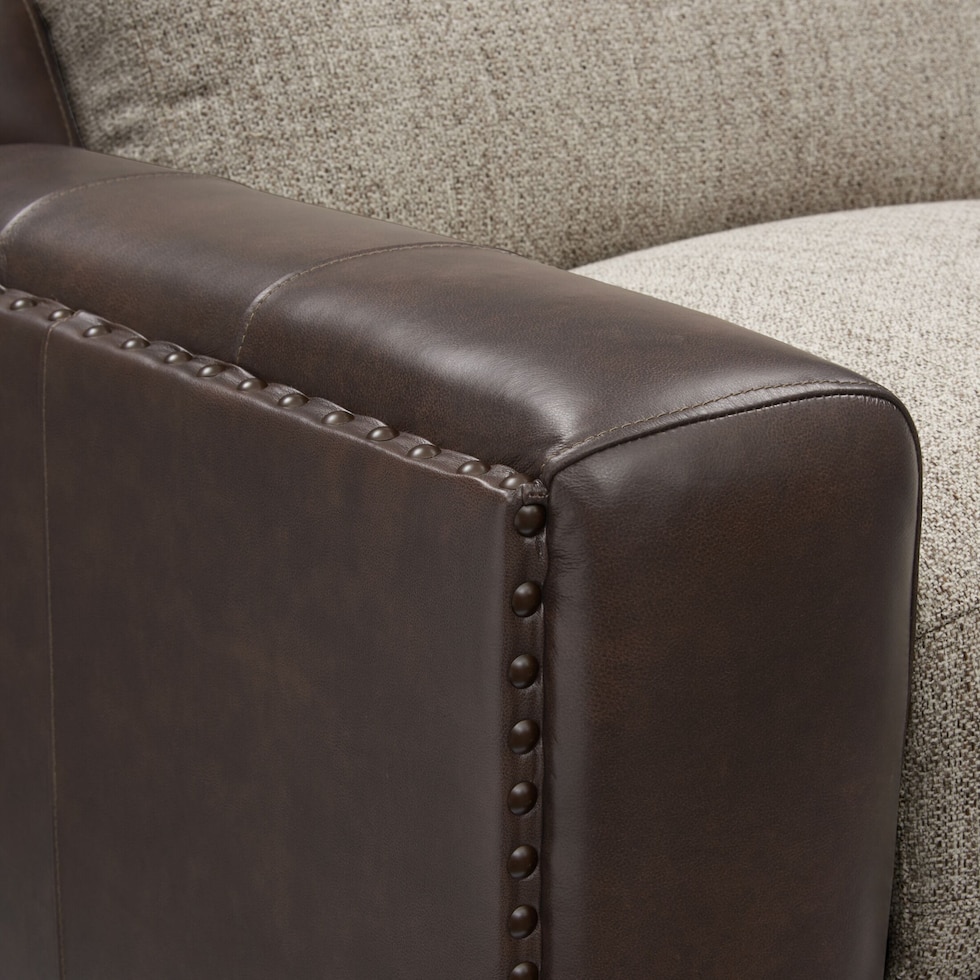 bridgeport dark brown recliner   