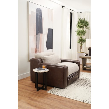 Bridgeport Dual-Power Recliner - Brown