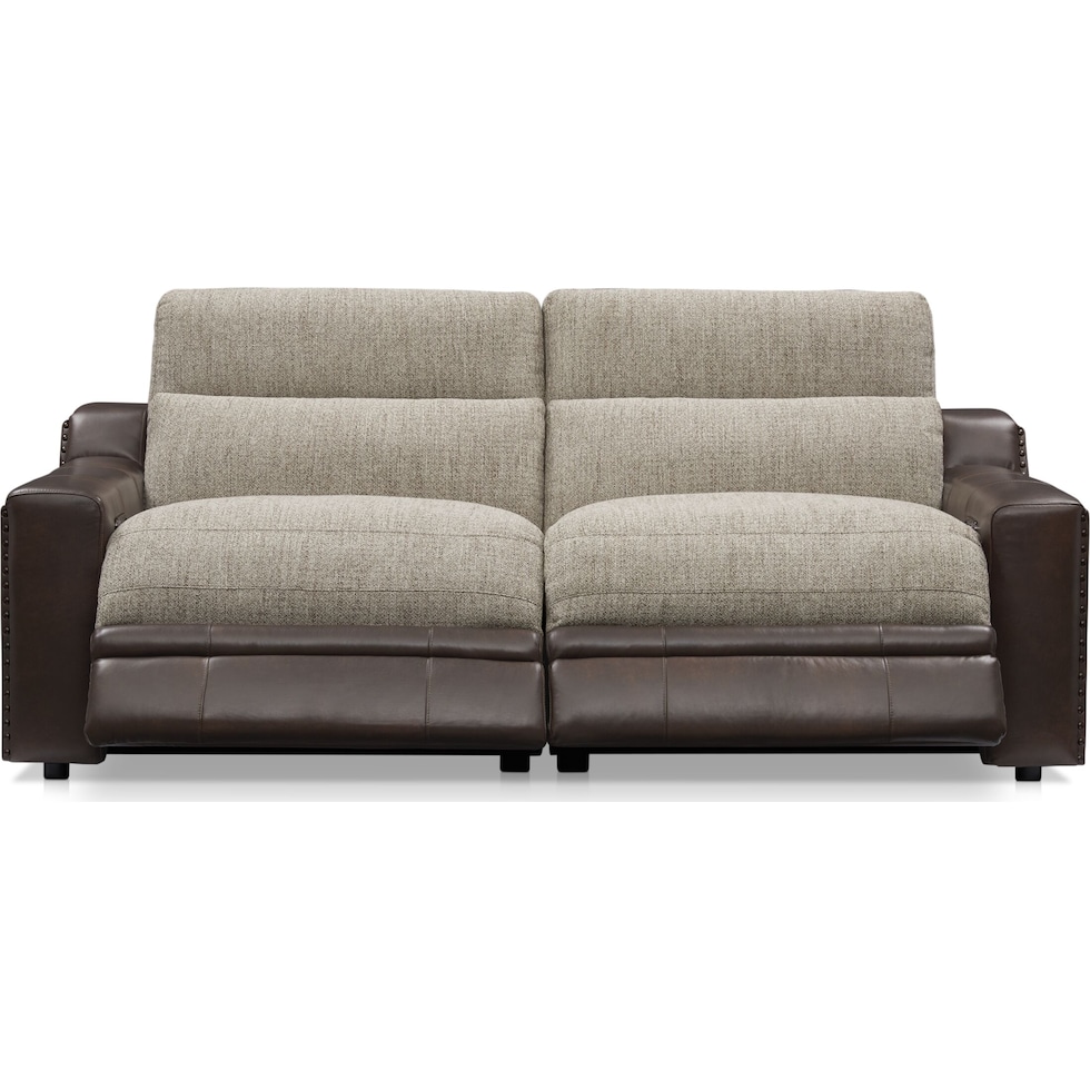 bridgeport dark brown sofa   