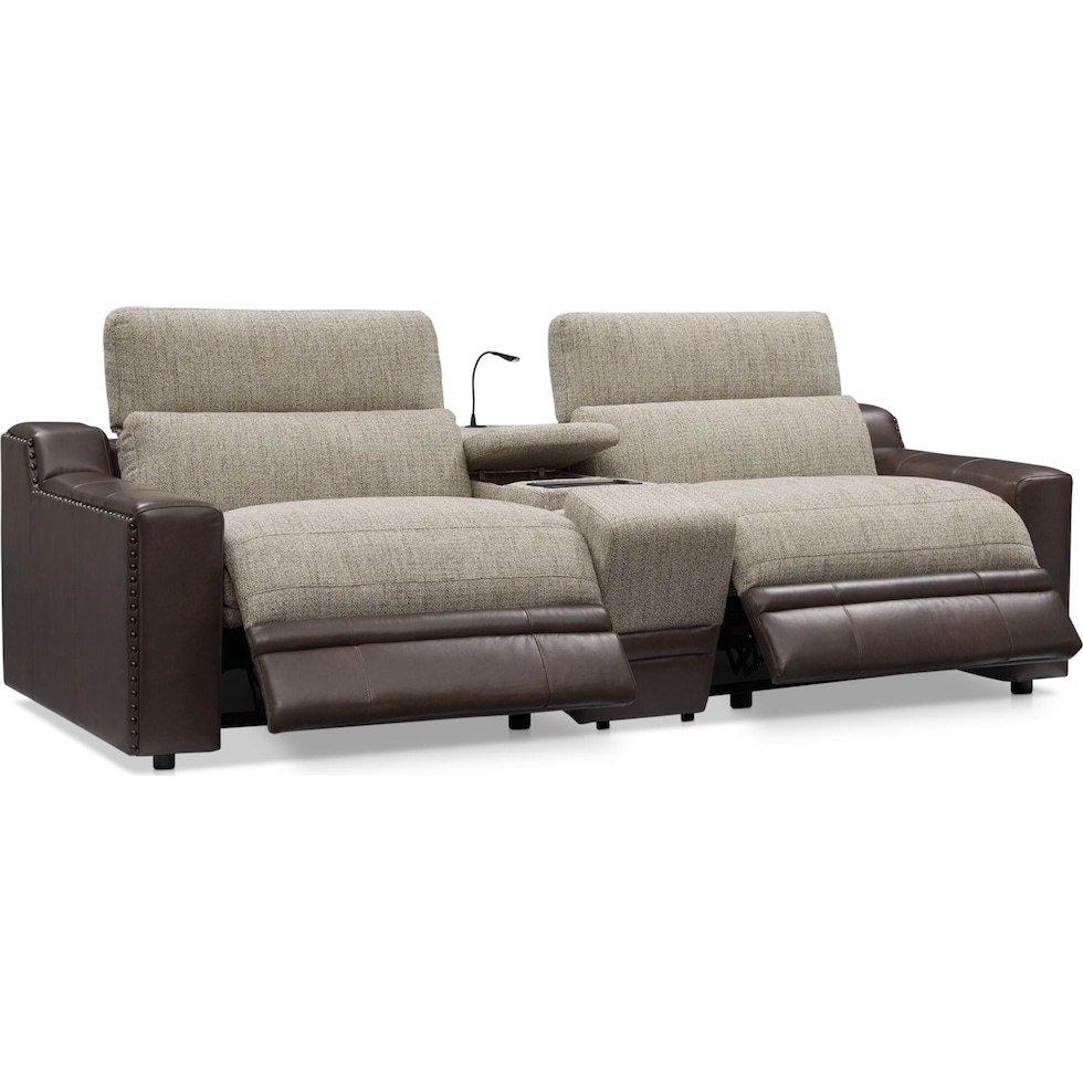 bridgeport dark brown sofa   