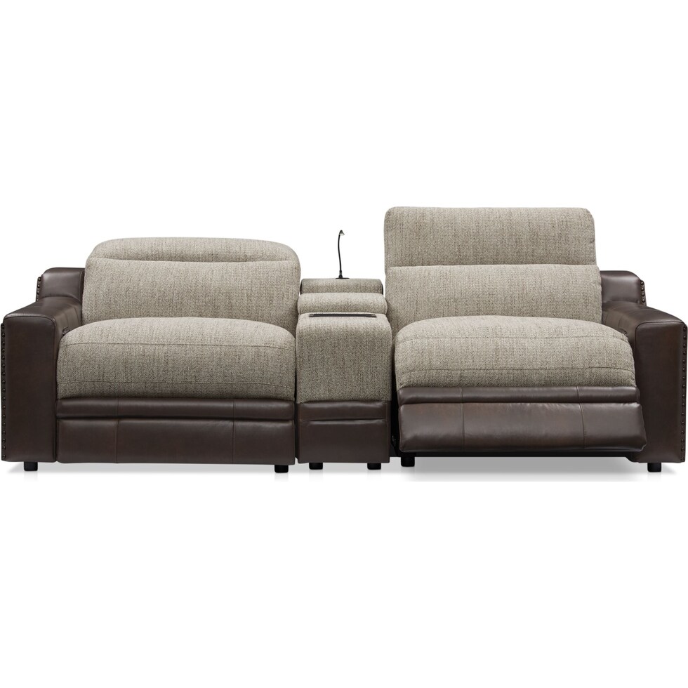 bridgeport dark brown sofa   