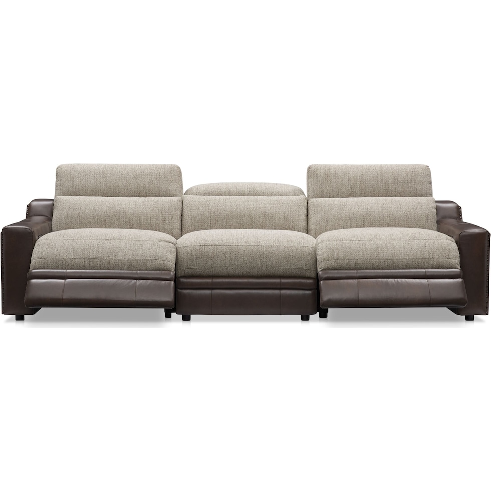 bridgeport dark brown sofa   