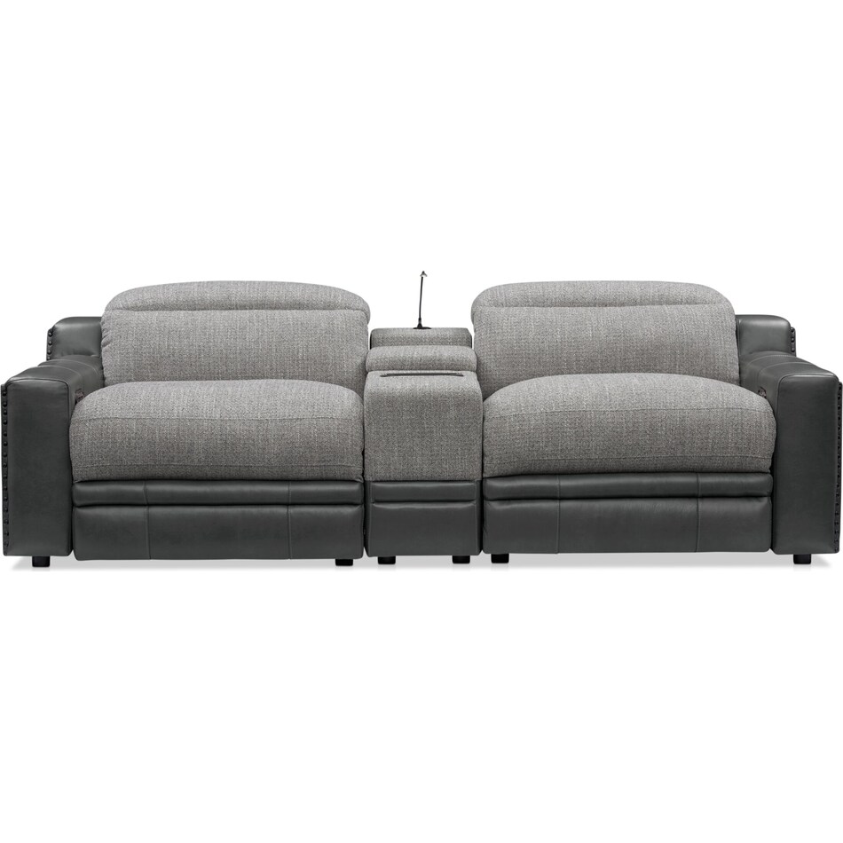 Bridgeport Dual Power Reclining Sofa Value City Furniture