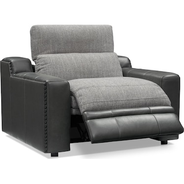Bridgeport Dual-Power Recliner - Gray