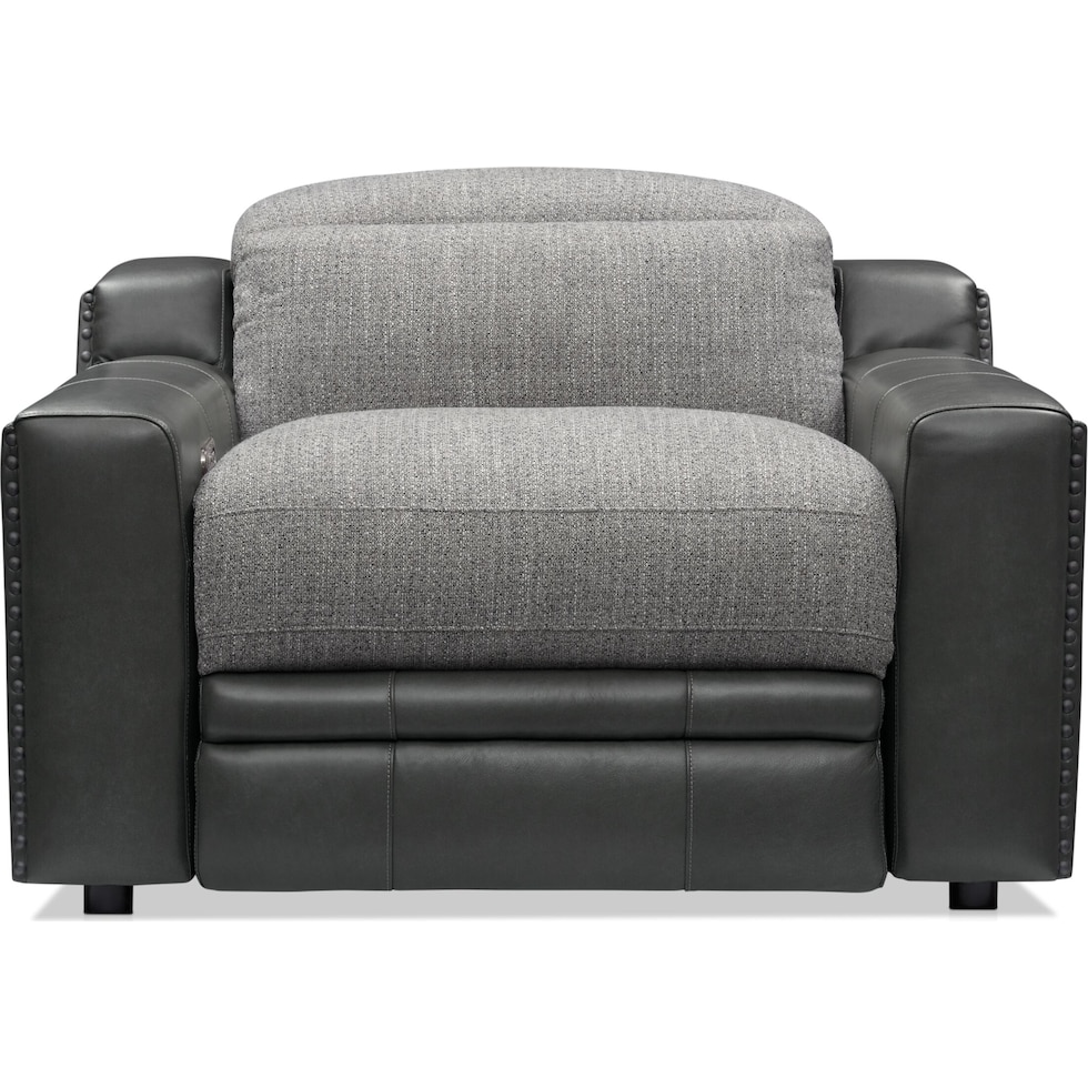 bridgeport gray recliner   