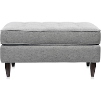 brie gray ottoman   