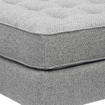 brie gray ottoman   