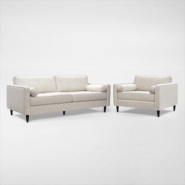 Brie Sofa and Chair and a Half Set