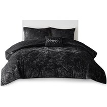 briella black king california king bedding set   