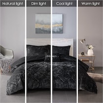 briella black king california king bedding set   