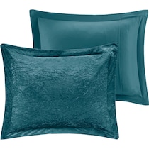 briella blue king california king bedding set   