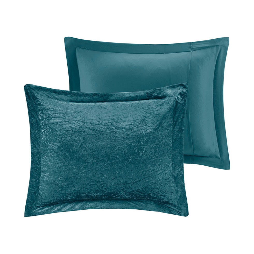briella blue king california king bedding set   