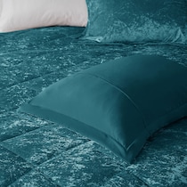 briella blue king california king bedding set   