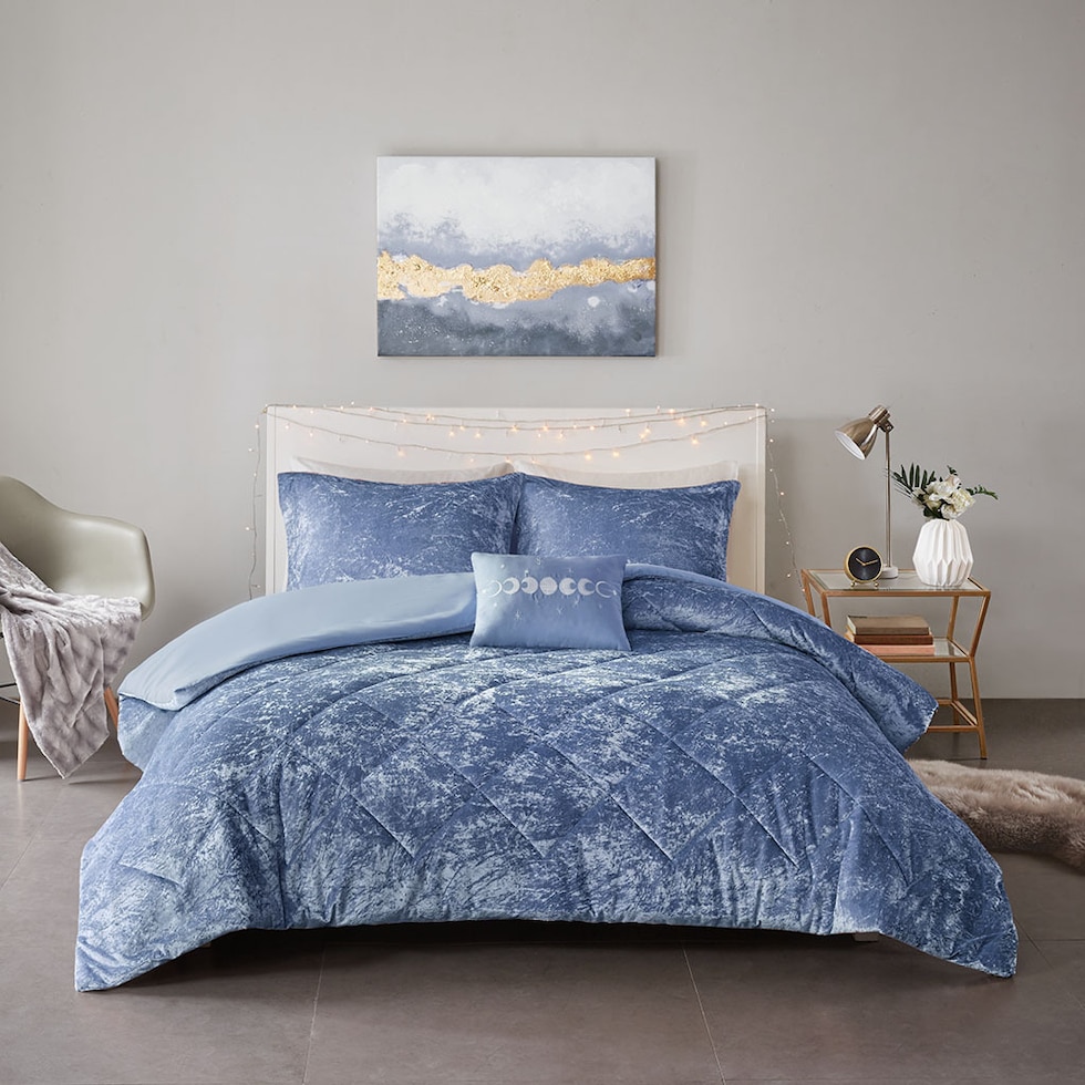 briella blue twin twin xl bedding set   