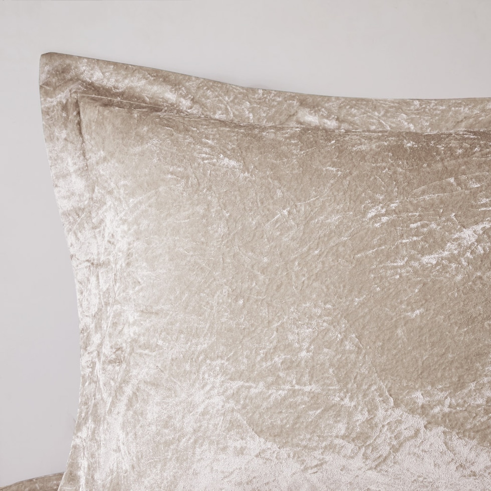 briella gold king california king bedding set   