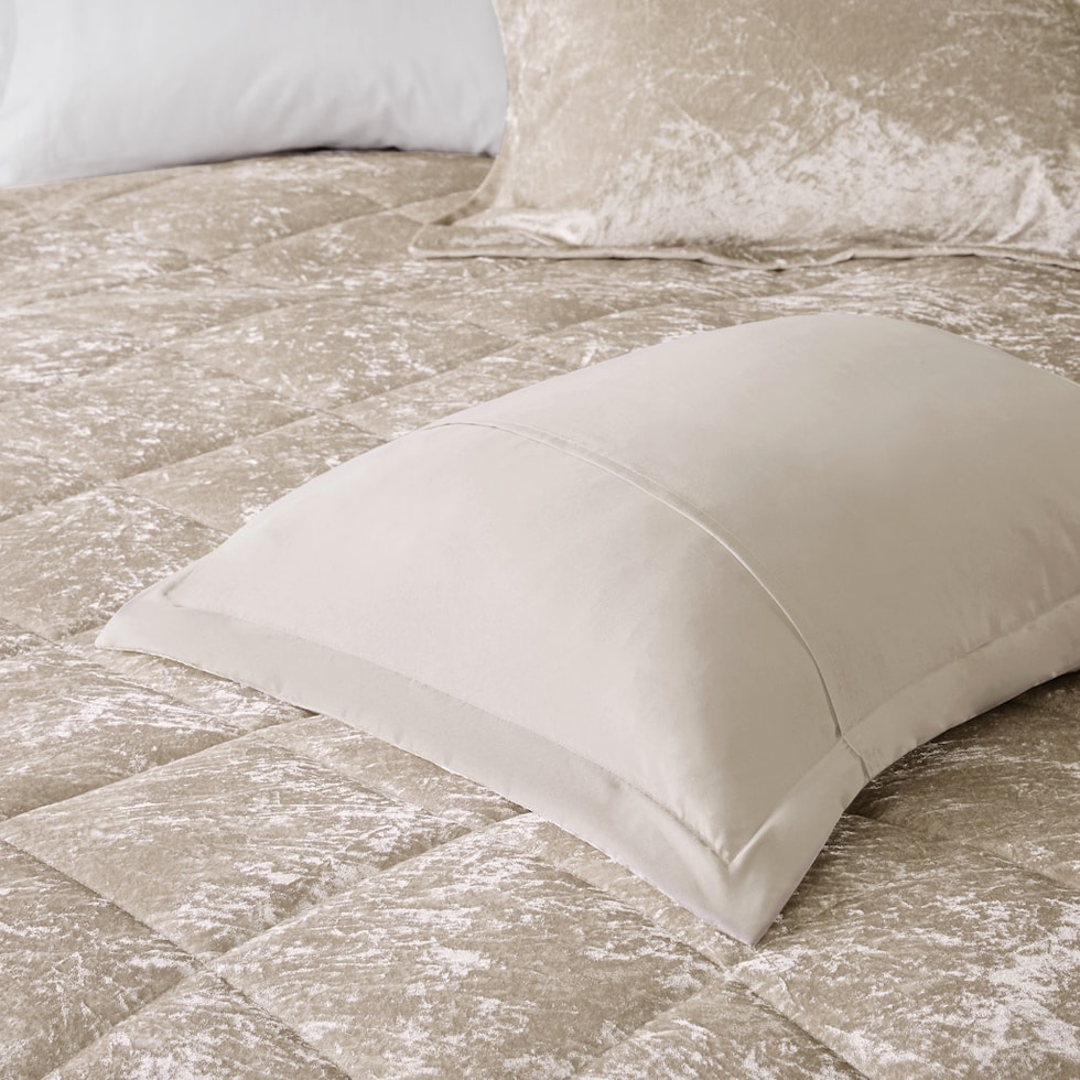 briella gold king california king bedding set   