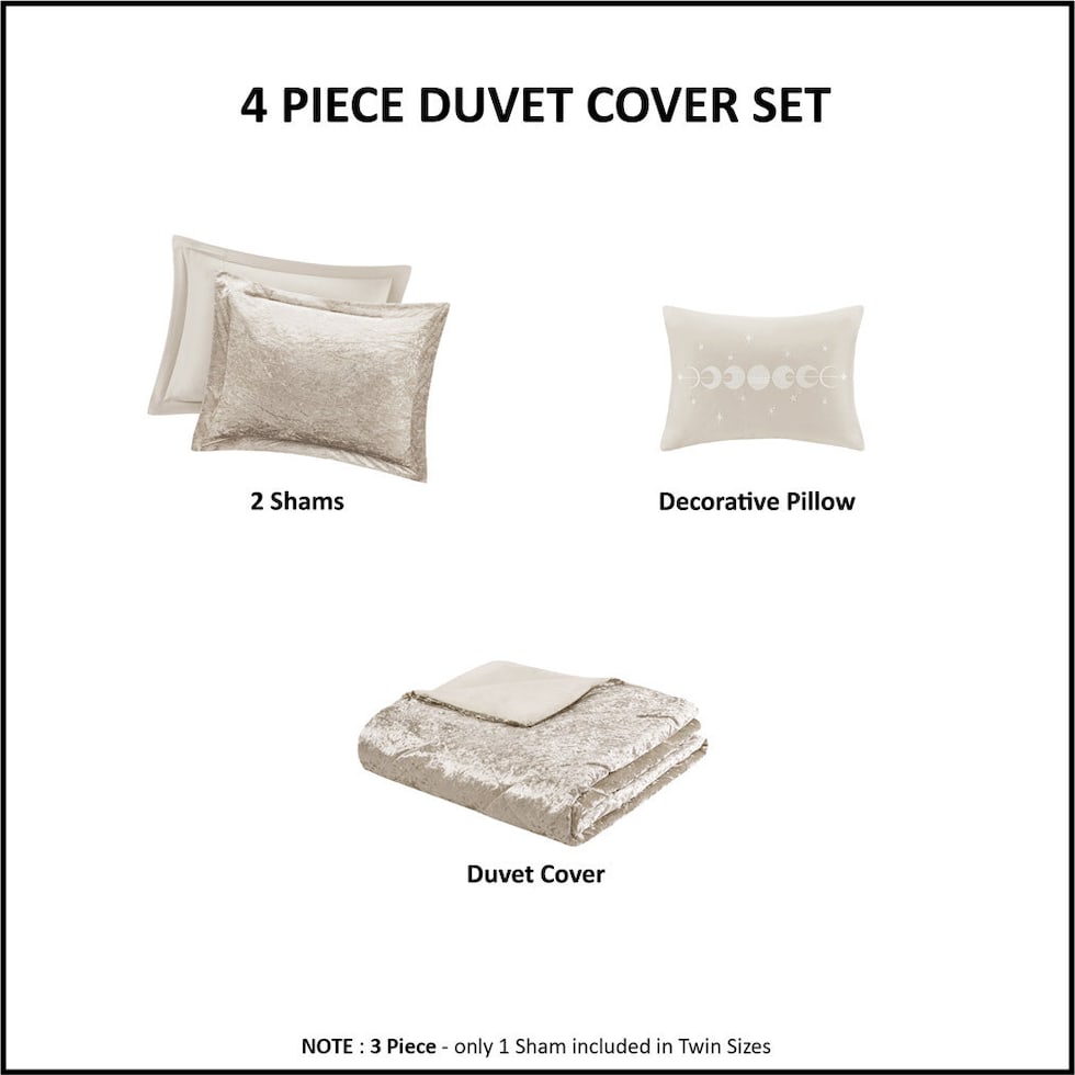 briella gold king california king bedding set   