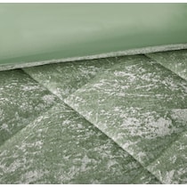 briella green full queen bedding set   