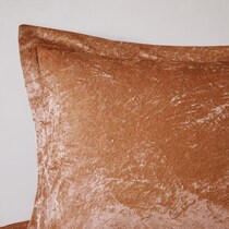 briella orange full queen bedding set   