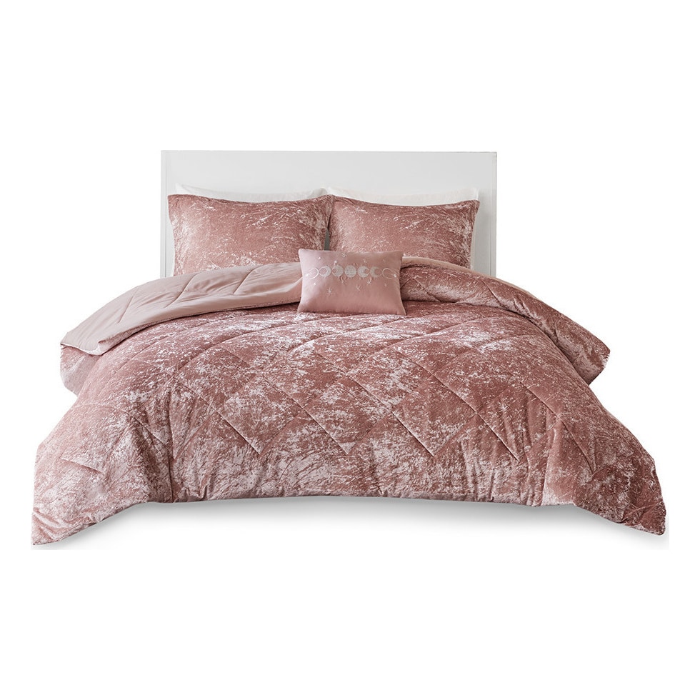 briella pink king california king bedding set   
