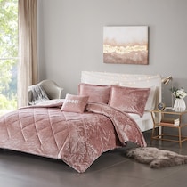 briella pink king california king bedding set   