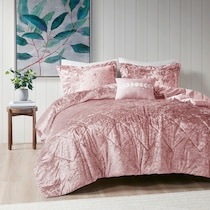 briella pink king california king bedding set   