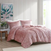 briella pink king california king bedding set   