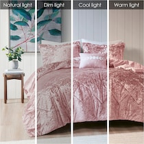 briella pink king california king bedding set   