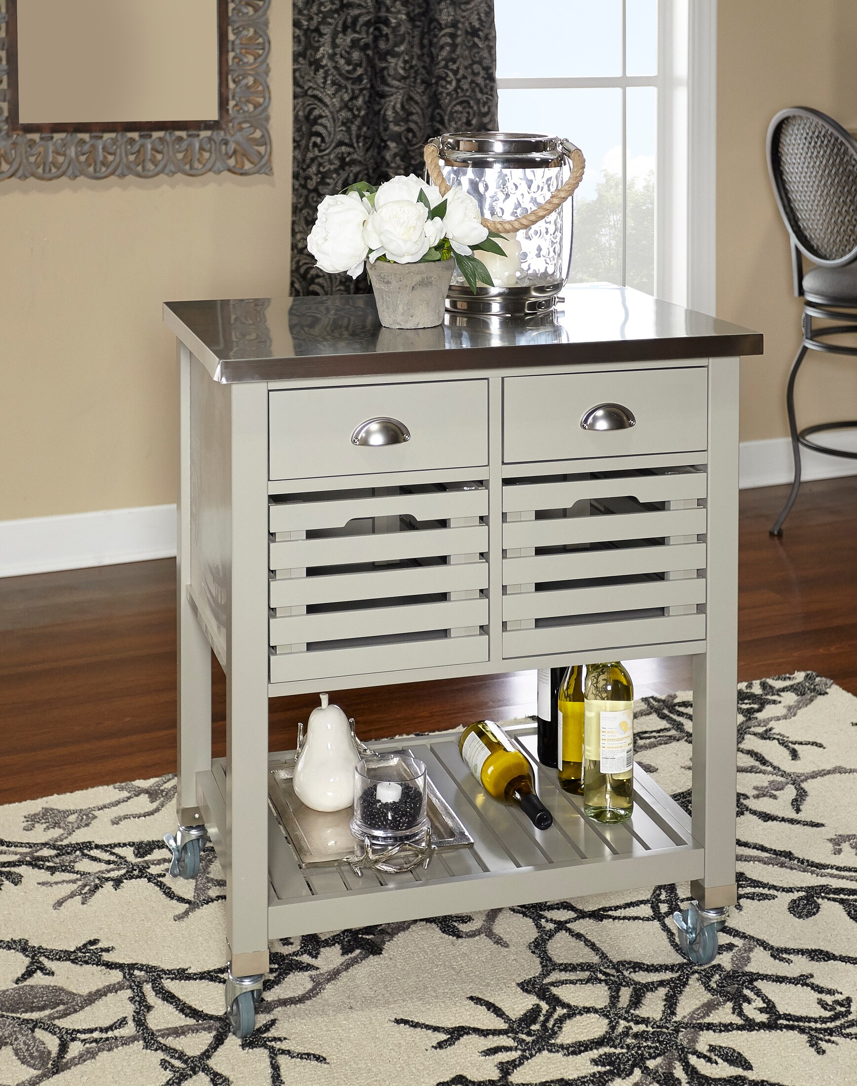 Brighton Kitchen Cart Value City Furniture