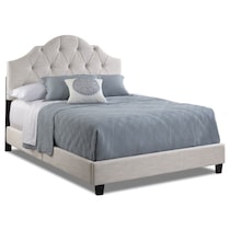 brigid cream queen bed   