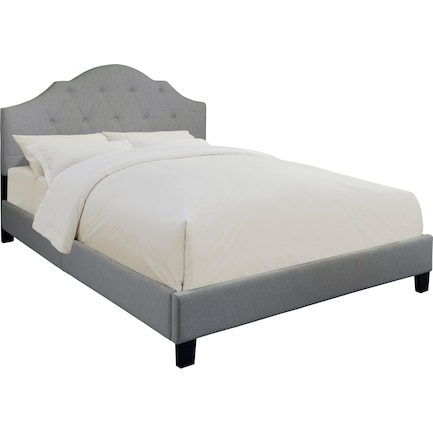 Brigid Full Upholstered Bed - Gray
