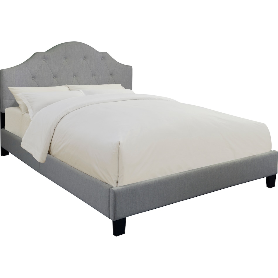brigid gray full bed   