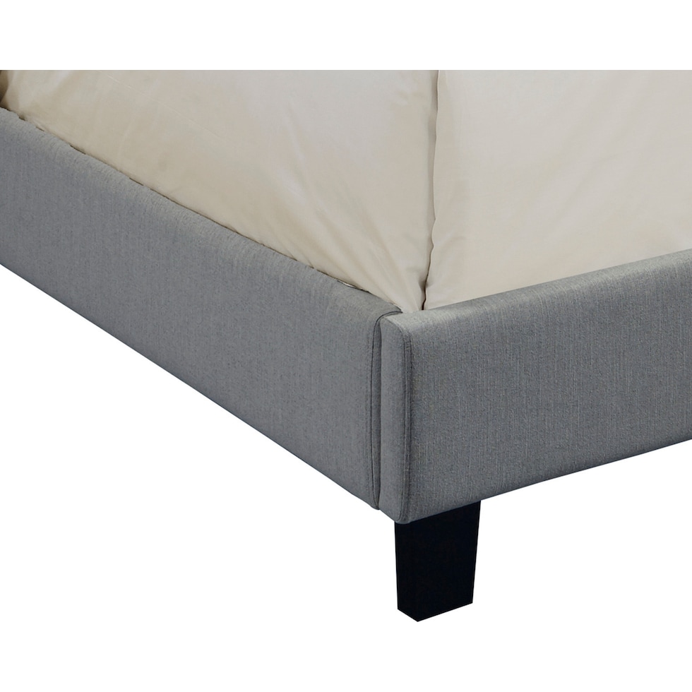 brigid gray king bed   