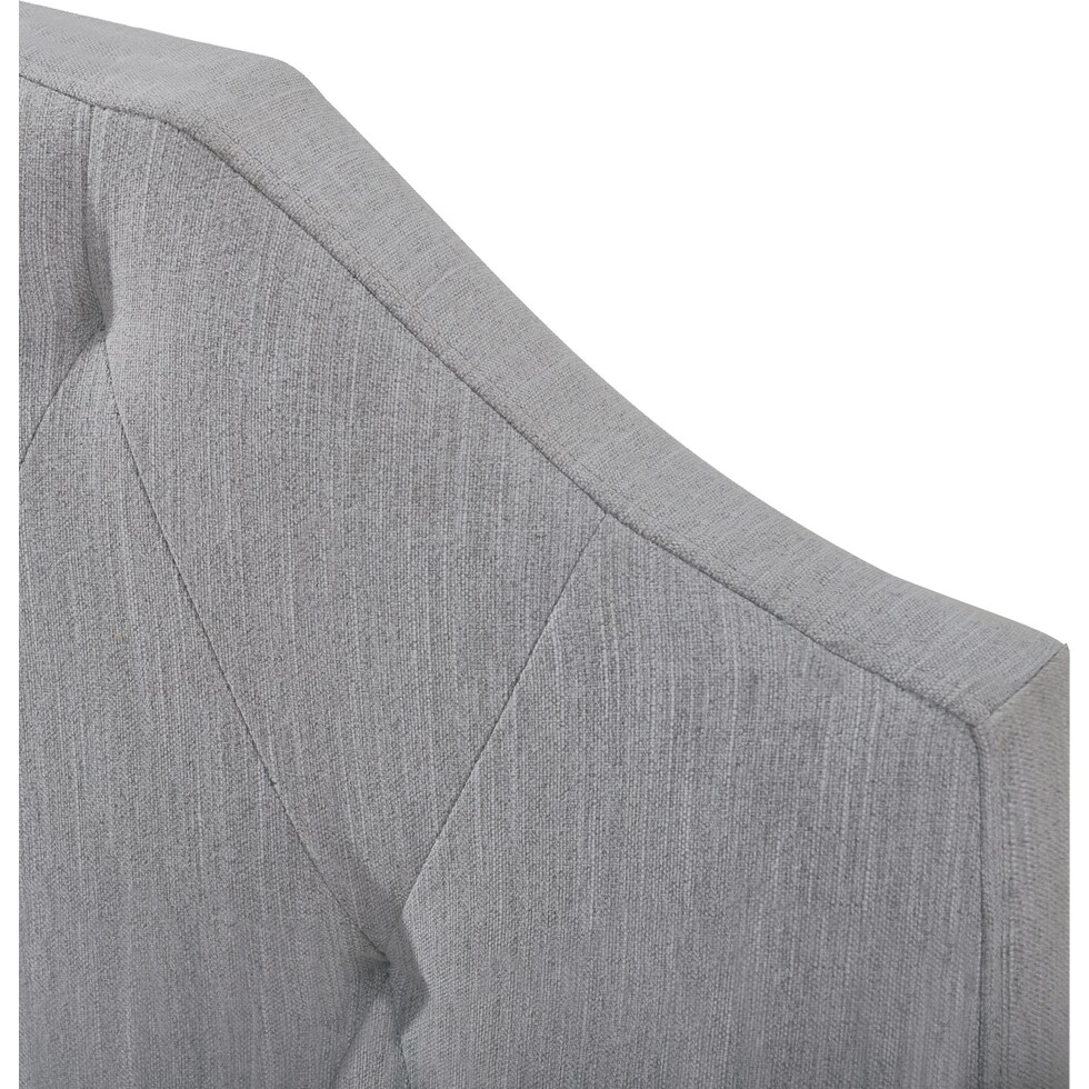 brigid gray twin bed   