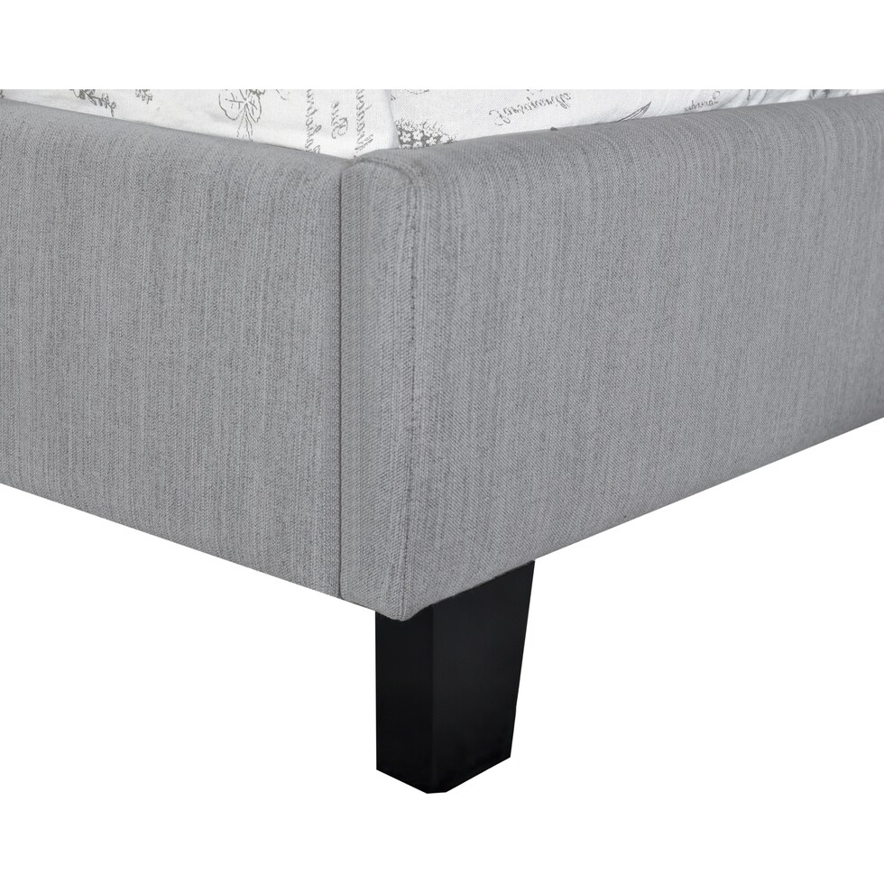 brigid gray twin bed   