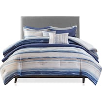brimsley blue king bedding set   