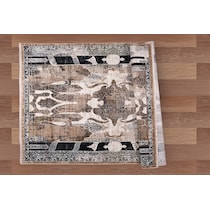 brinelli tan black area rug  x    