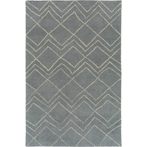 brio gray area rug  x    