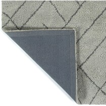 brio silver area rug  x    