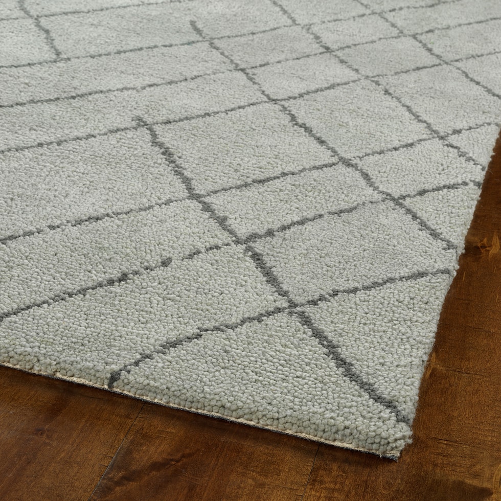 brioche silver area rug  x    