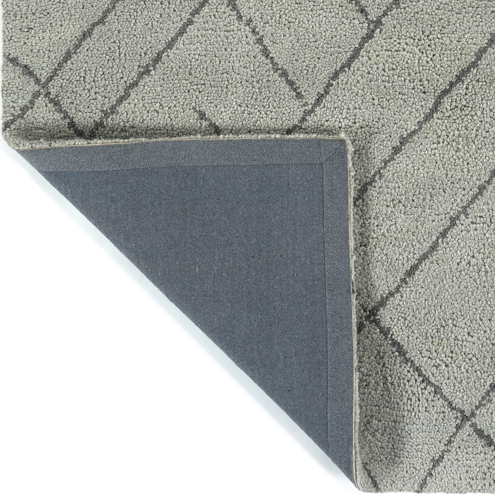 brioche silver area rug  x    