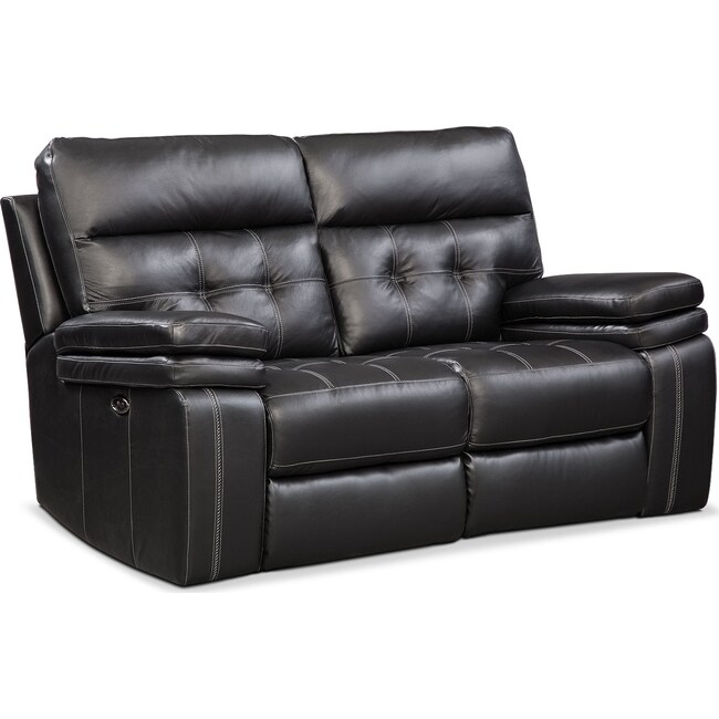 Living Room Furniture - Brisco Power Reclining Loveseat