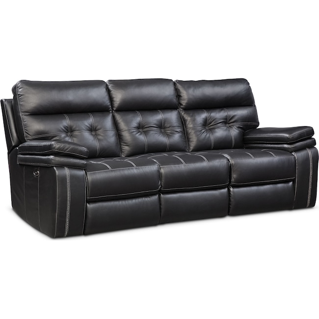 Living Room Furniture - Brisco Power Reclining Sofa