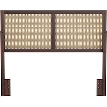 bristol dark brown full queen headboard   