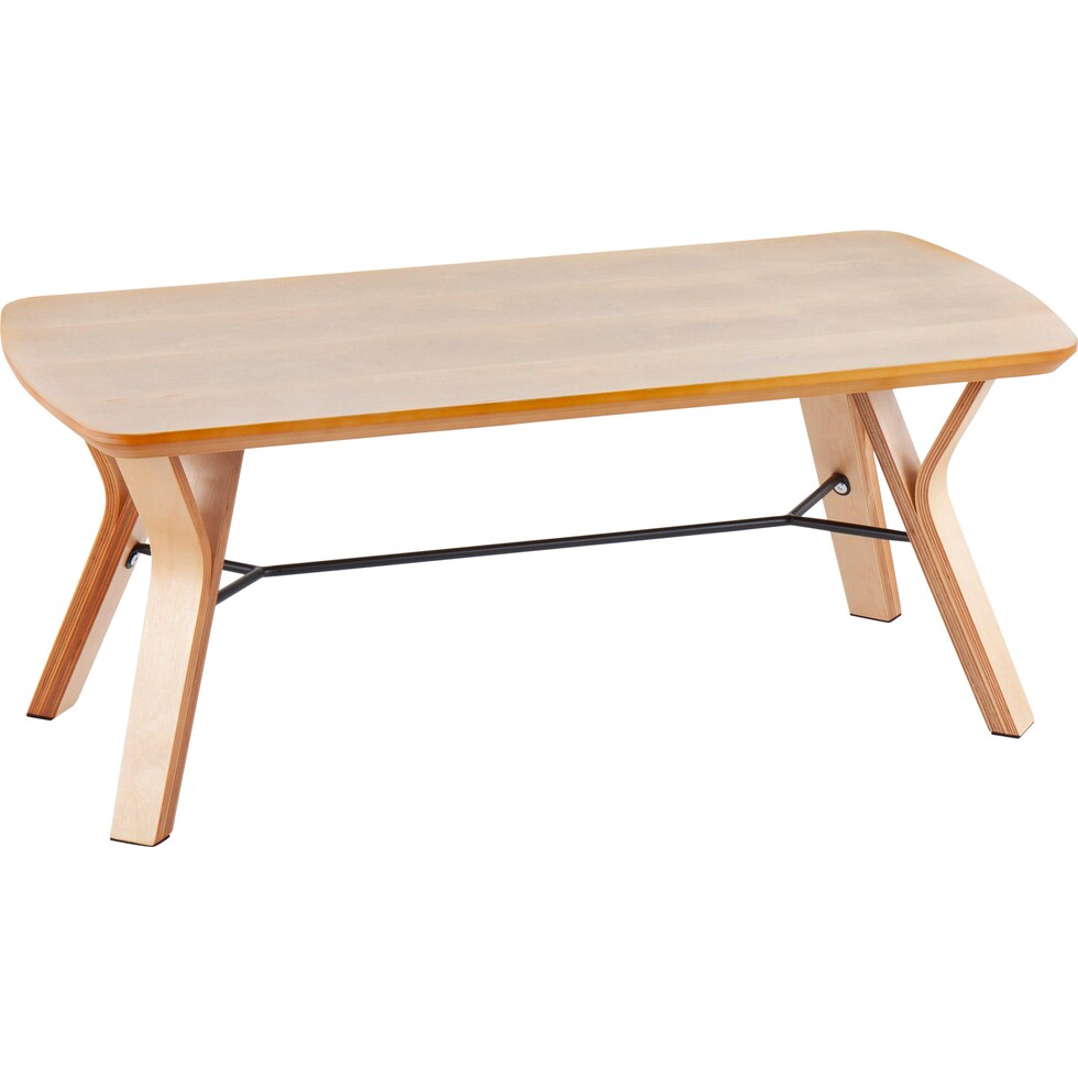bristol light brown dining bench   