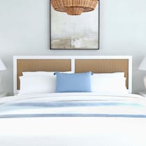 bristol white full queen headboard   