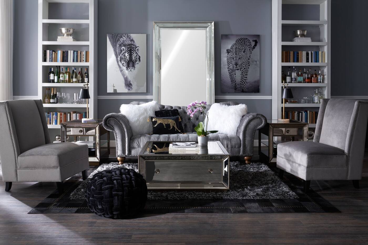 brittney charcoal upholstery main image  