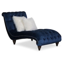 brittney blue chaise   