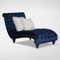 brittney blue chaise   